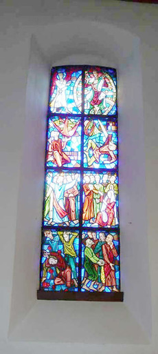 Erkenbrechtsweiler, evang. Pfarrkirche. Chorfenster