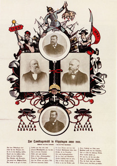 Wahlplakat Göppingen 1900