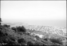 Blick vom Karmelberg auf die Stadt Haifa, die Deutsche Kolonie u