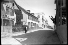 Blick auf die Seestraße in der deutschen Kolonie in Jaffa, 1929