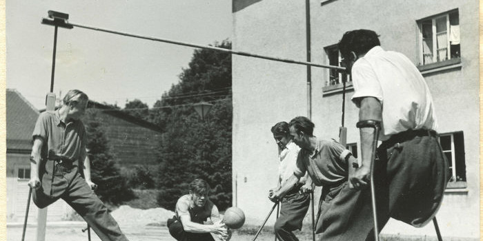 Sport im Versehrtenheim Isny, nach 1945