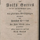 Diese endzeitliche Schrift des Winzerhauser Pfarrers Johann Jako